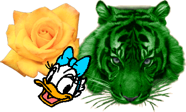 zelený tiger